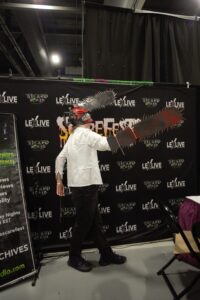 Scarefest TV Booth