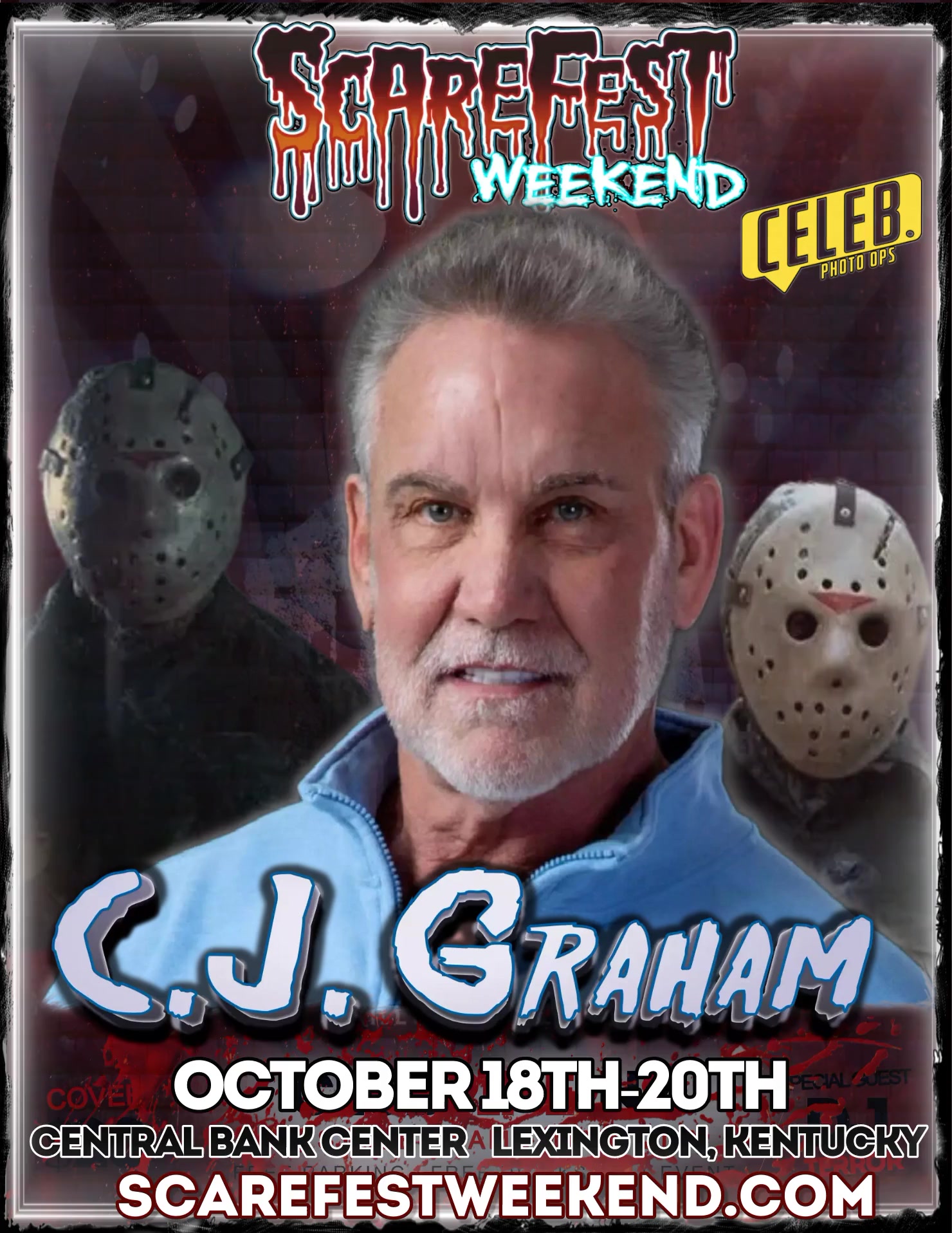 Jason Lives and is coming to Scarefest 2024 C.J. Graham Announced